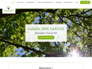 Isabelle DOS SANTOS Naturopathe Sucy-en-Brie, Naturopathie, Massage bien-être