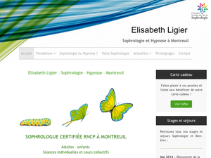 Elisabeth Ligier  Montreuil, Sophrologie, Hypnose