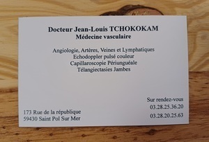 Tchokokam Jean-Louis Dunkerque, Professionnel de santé