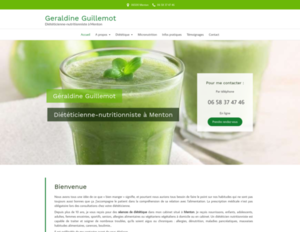 Geraldine  Guillemot Castillon, Diététique et nutrition