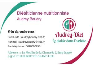 Audrey-Diet Saint-Philbert-de-Grand-Lieu, Diététique et nutrition