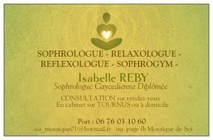 Isabelle Reby Le Villars, Sophrologie, Shiatsu