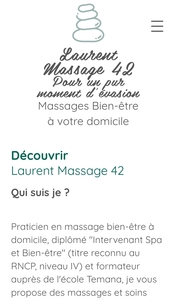 Laurent Massage 42 L'Horme, Massage bien-être