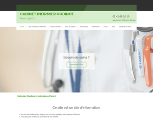Cabinet Infirmier Paris 7, Soin infirmier