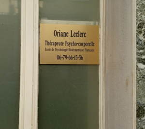Oriane Leclerc Lyon, Psychothérapie