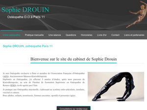 Sophie Drouin Camdeborde Ostéopathe, Bioénergéticienne, Transmettrice Mérindol, Ostéopathie