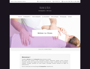 Helene Le Dizes Sainte-Sève, Ostéopathie