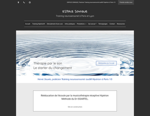 ESPACE SONIQUE Angervilliers, Musicothérapie