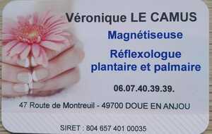 Véronique Le Camus  Doué-la-Fontaine, Magnétisme, Réflexologie, Massage bien-être, Psychologie