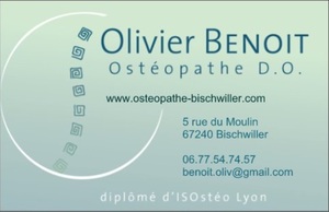 olivier benoit Bischwiller, Ostéopathie, Ostéopathie