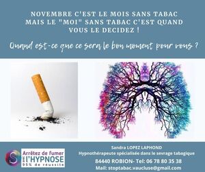 Stoptabac.vaucluse Robion, Hypnose