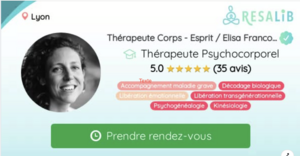 thérapeute corps esprit / Elisa Francomme Lyon, Thérapeute