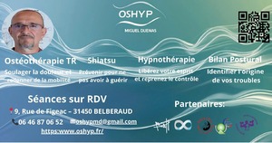 OSHYP Miguel DUENAS  Belberaud, Thérapeute, Praticien de médecine alternative, Shiatsu