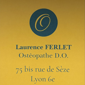 Laurence FERLET ostéopathe  Lyon, Ostéopathie