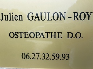 Julien  GAULON-ROY La Brède, Ostéopathie