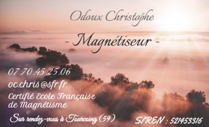 Odoux Christophe  Tourcoing, Psychopratique, Magnétisme
