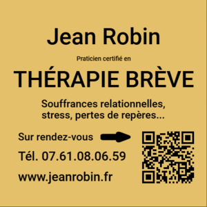 Jean ROBIN (EI) Draveil, Psychopratique